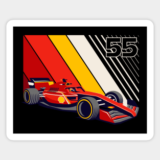 Formula Race Car 55 Sticker